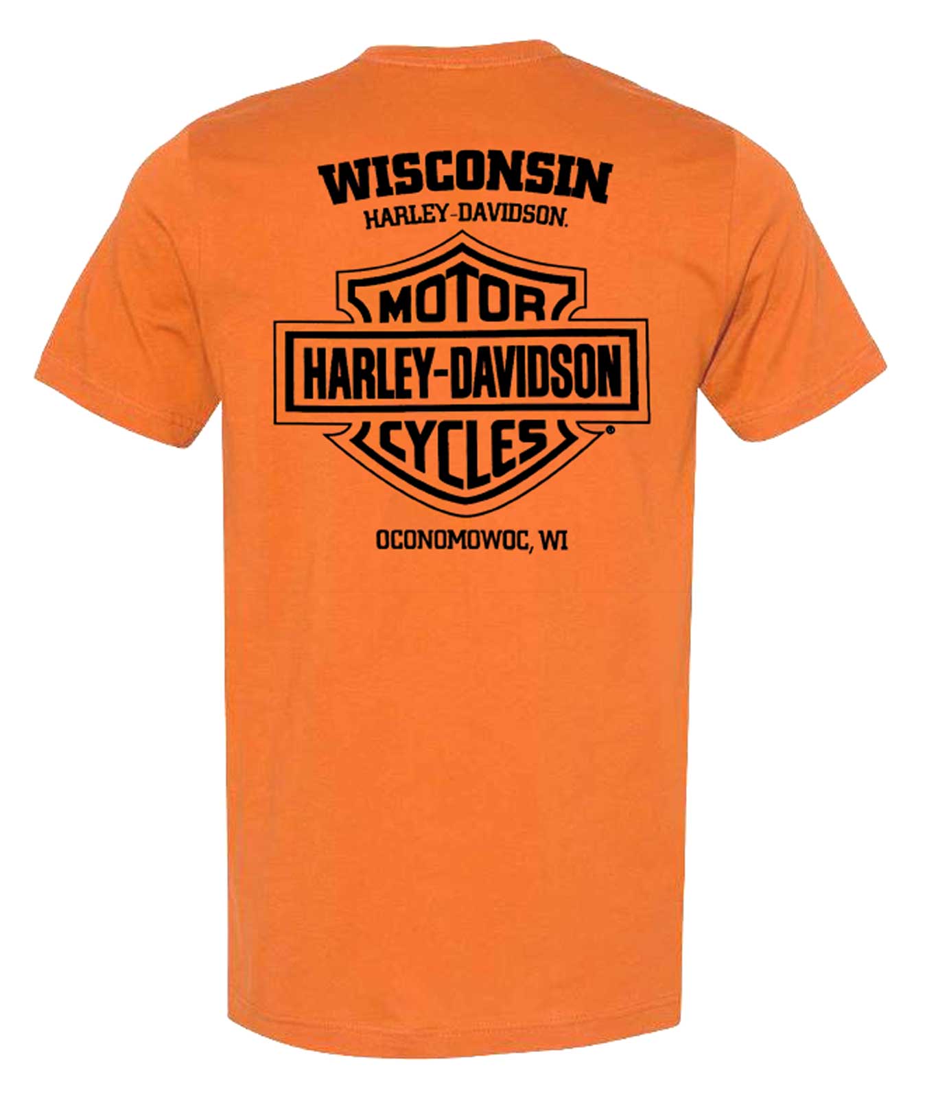 Harley-Davidson Free Shipping - Harley-Davidson Men's Breaker Cotton Crew-Neck Short Sleeve Tee, Burnt Orange - Free Shipping on many products plus Orders Over $99