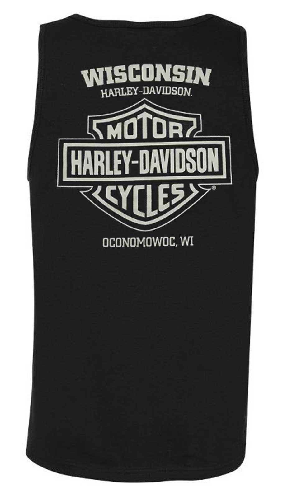 Harley-Davidson Free Shipping - Harley-Davidson Men's Rev Up Retro Sleeveless Cotton Tank Top, Black - Free Shipping on many products plus Orders Over $99