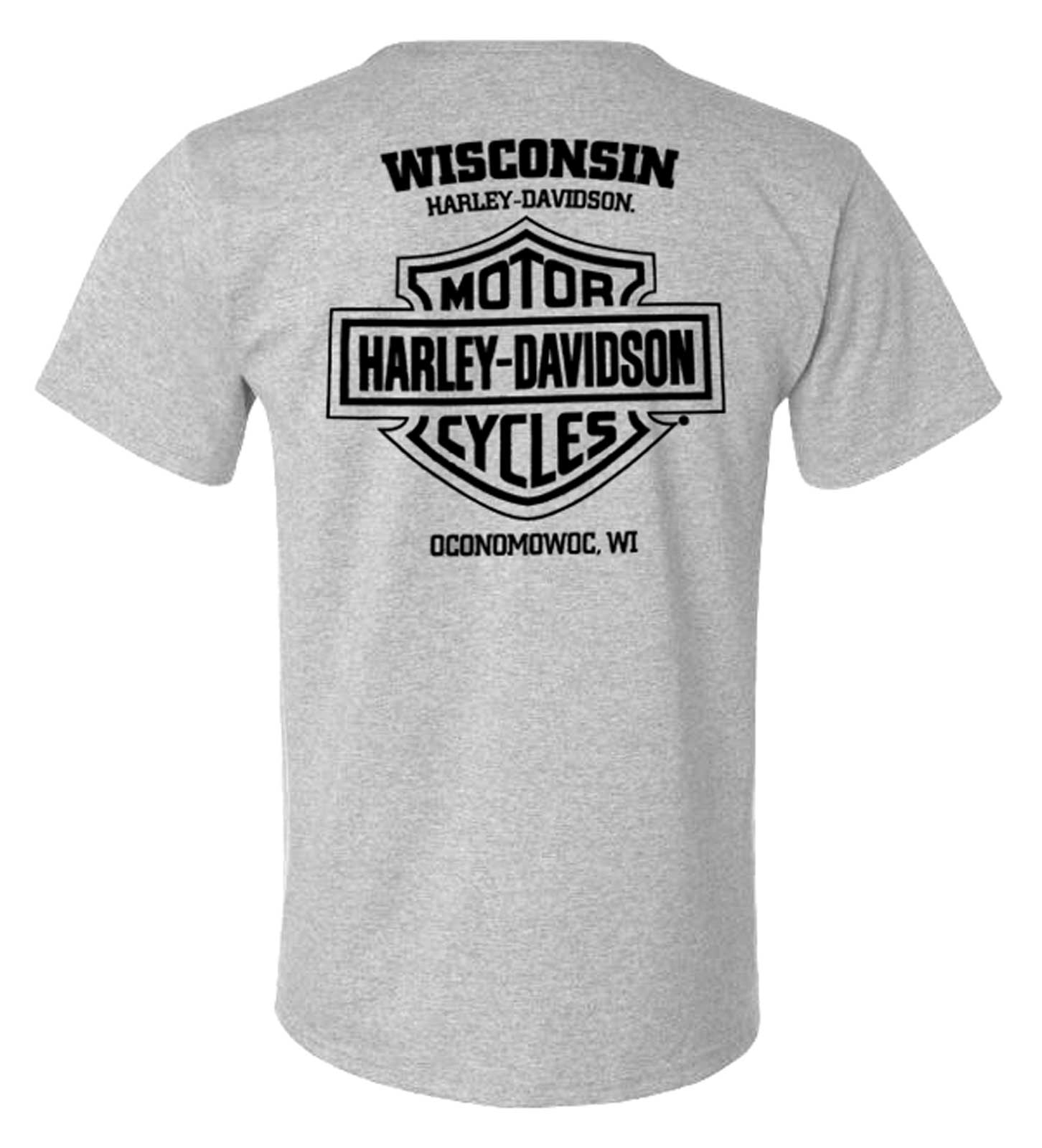Harley-Davidson Free Shipping - Harley-Davidson Men's Tremble Short Sleeve Chest Pocket Tee, Athletic Heather - Free Shipping on many products plus Orders Over $99