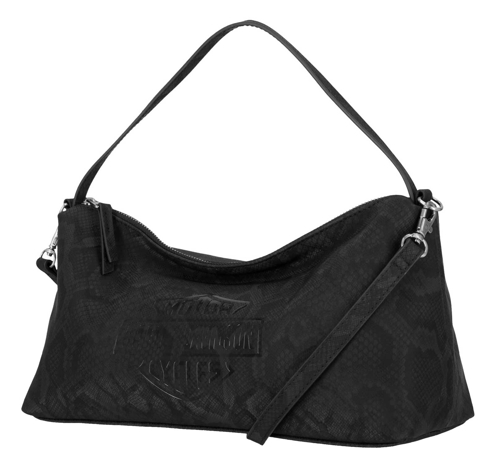 Harley-Davidson Free Shipping - Harley-Davidson Women's Bar & Shield Snake Printed Short Shoulder Purse, Black - Free Shipping on many products plus Orders Over $99