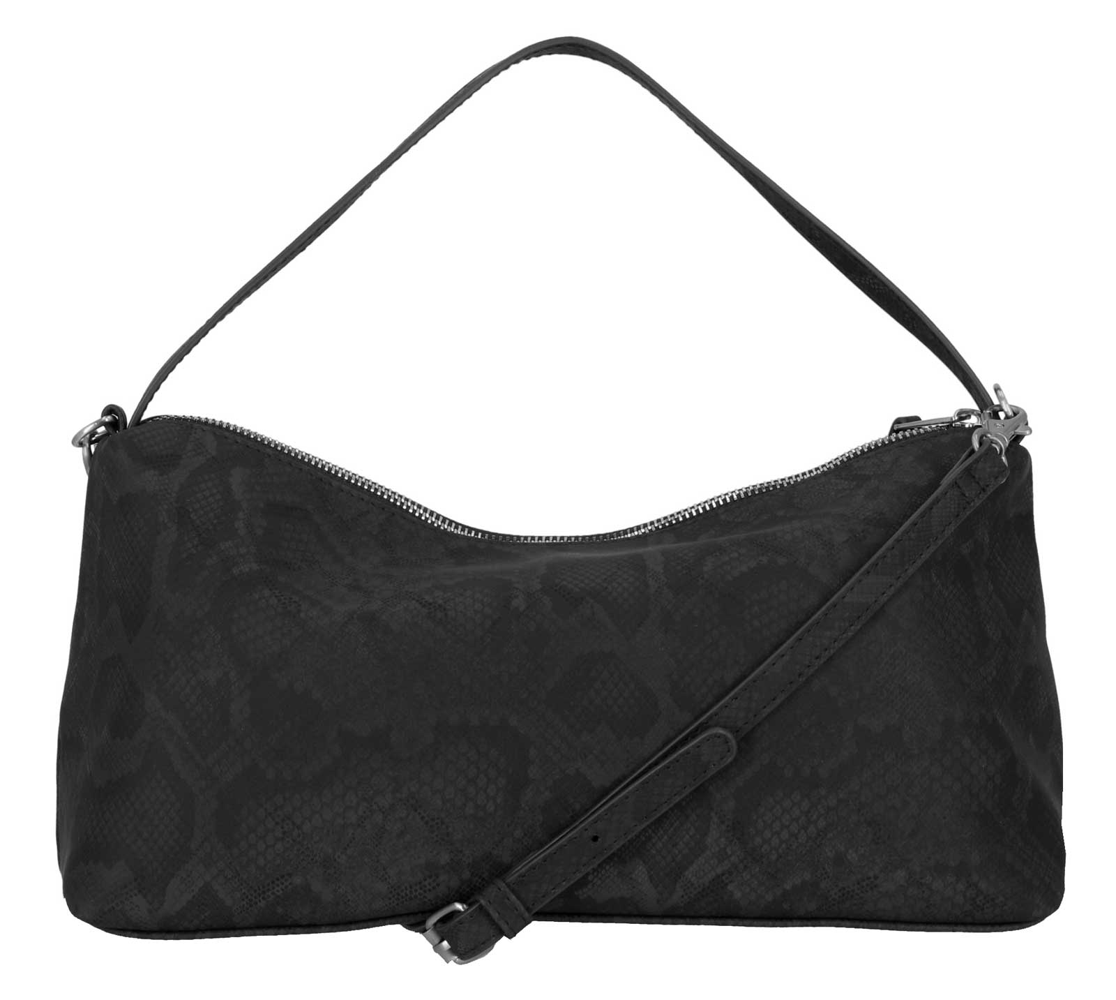Harley-Davidson Women's Bar & Shield Snake Printed Short Shoulder Purse, Black - Largest Selection of Harley-Davidson Products