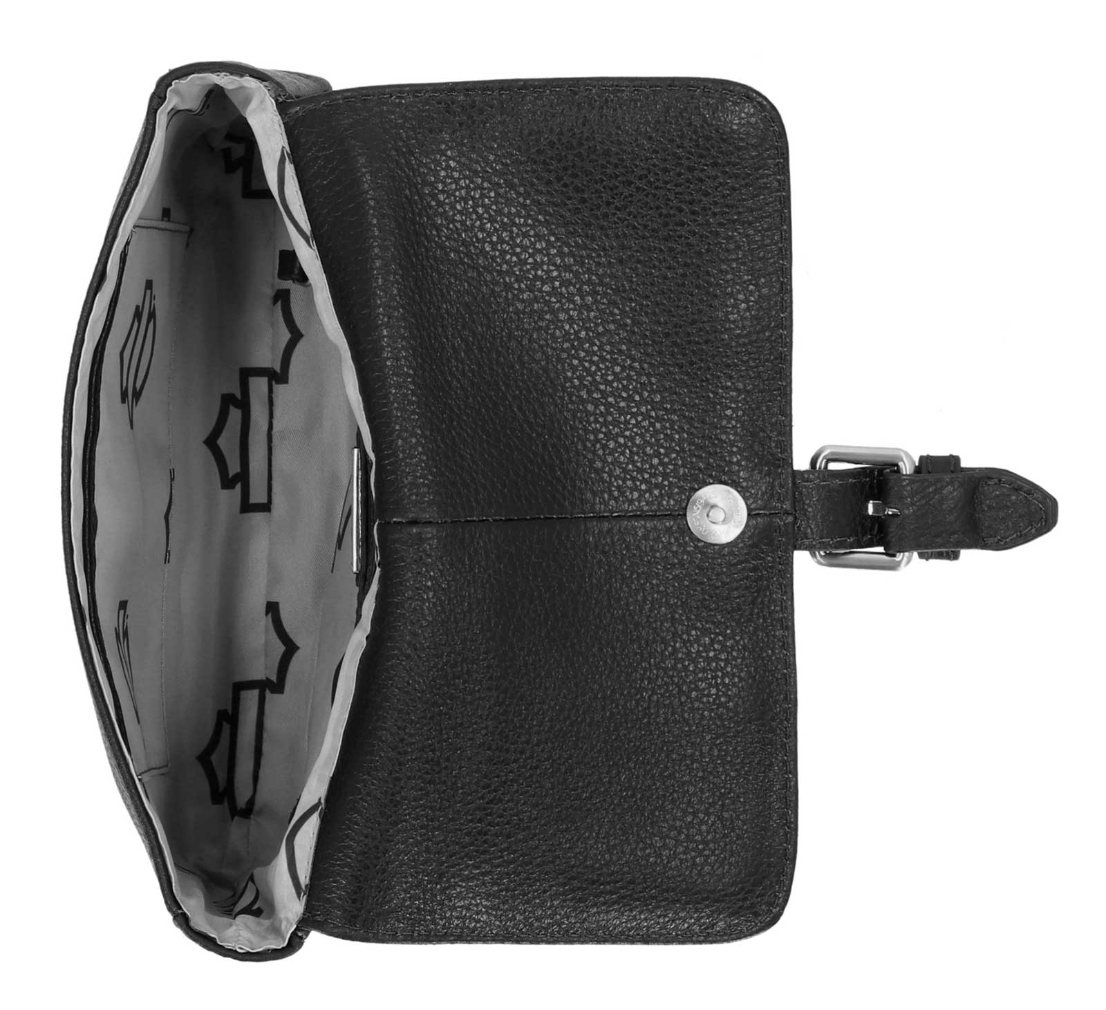 Harley-Davidson Women's Core Stud Genuine Leather Convertible Hip Bag, Black - No Hassle Returns at Wisconsin Harley