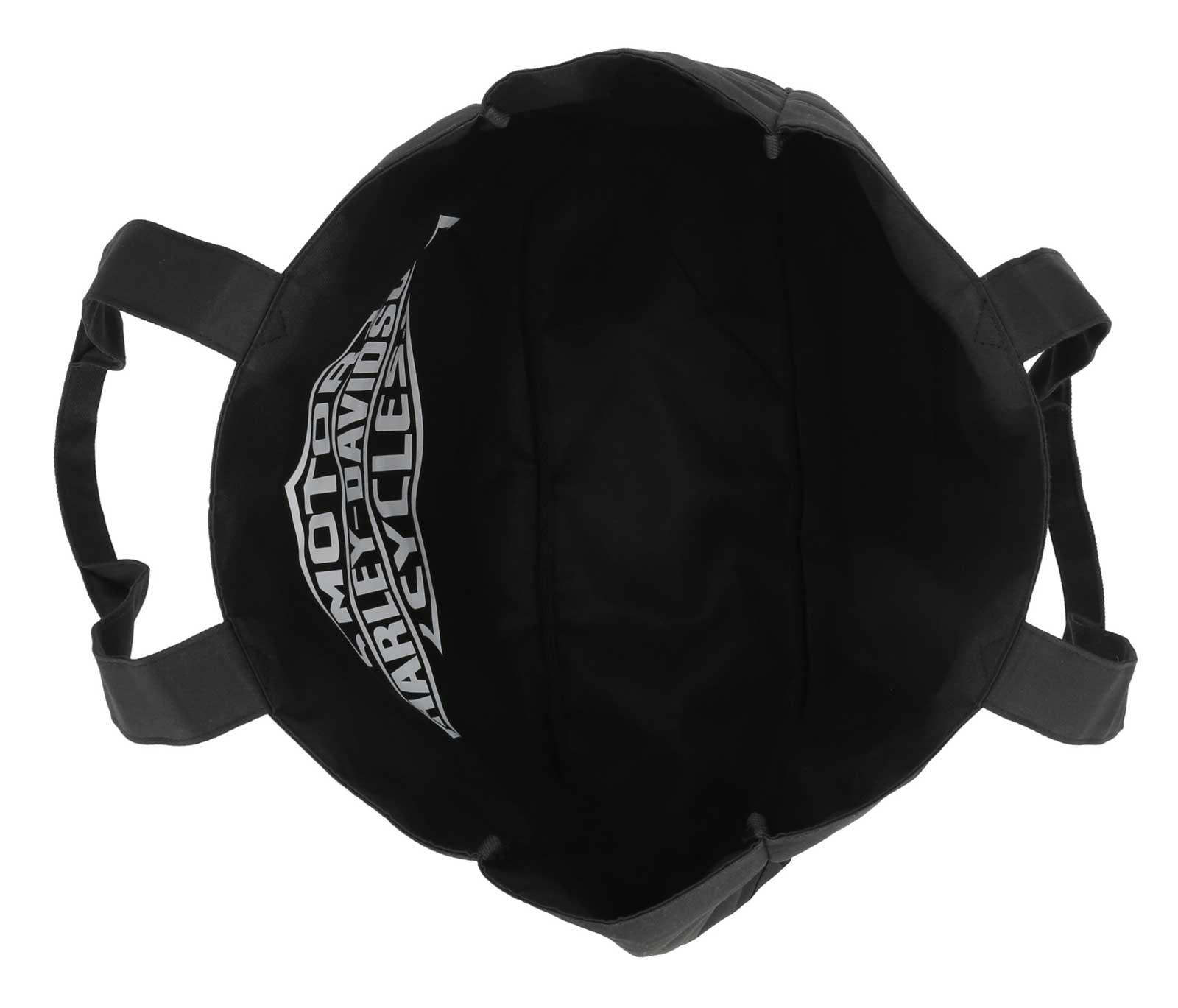 Harley-Davidson Women's Cheetah B&S Reversible Polyester Tote Bag, Black - Largest Selection of Harley-Davidson Products