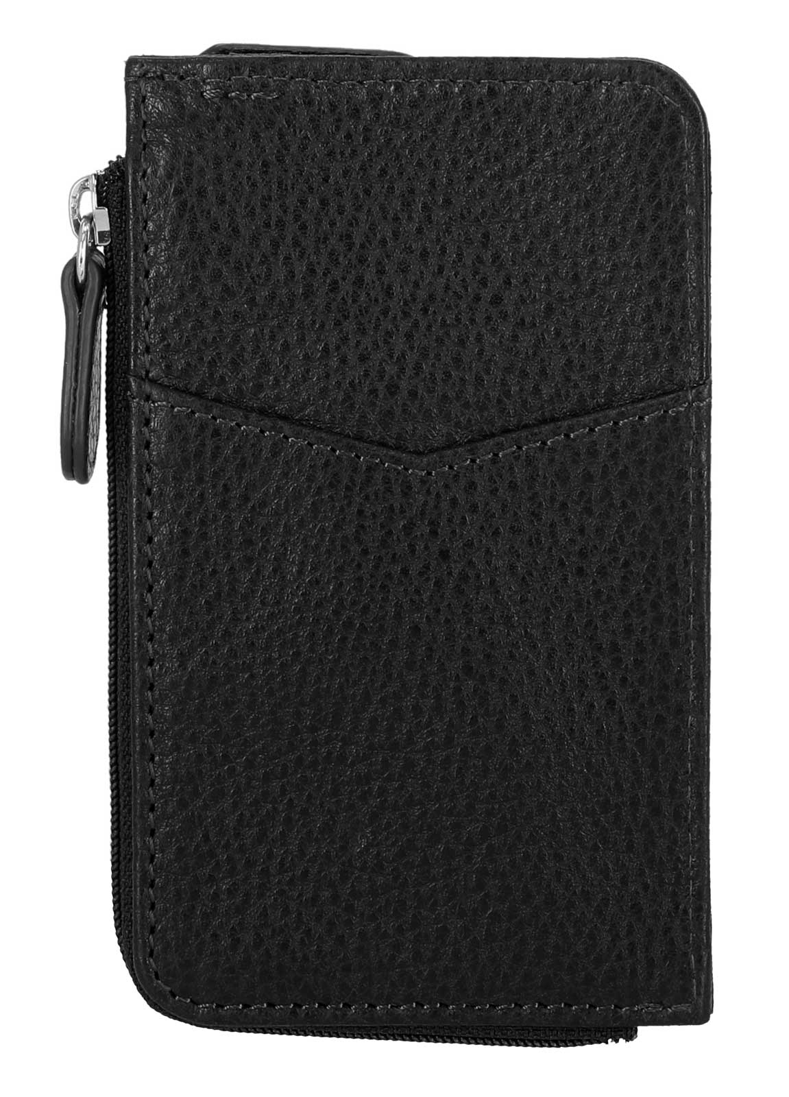 Harley-Davidson Women's Core Stud B&S Leather Key Card Case Wallet, Black - Largest Selection of Harley-Davidson Products