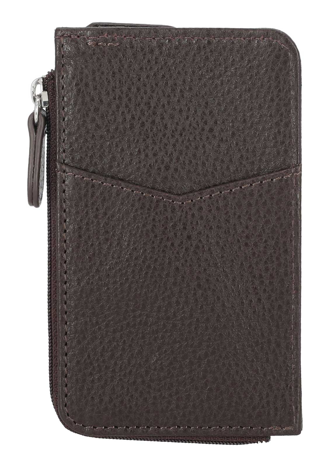 Harley-Davidson Women's Core Stud B&S Leather Key Card Case Wallet, Dark Brown - Largest Selection of Harley-Davidson Products