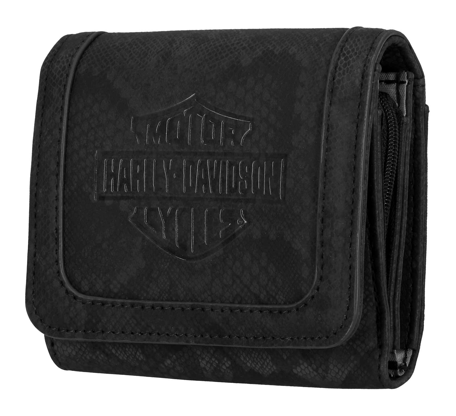 Harley-Davidson® Women's Bar & Shield Snake Printed RFID Indexer