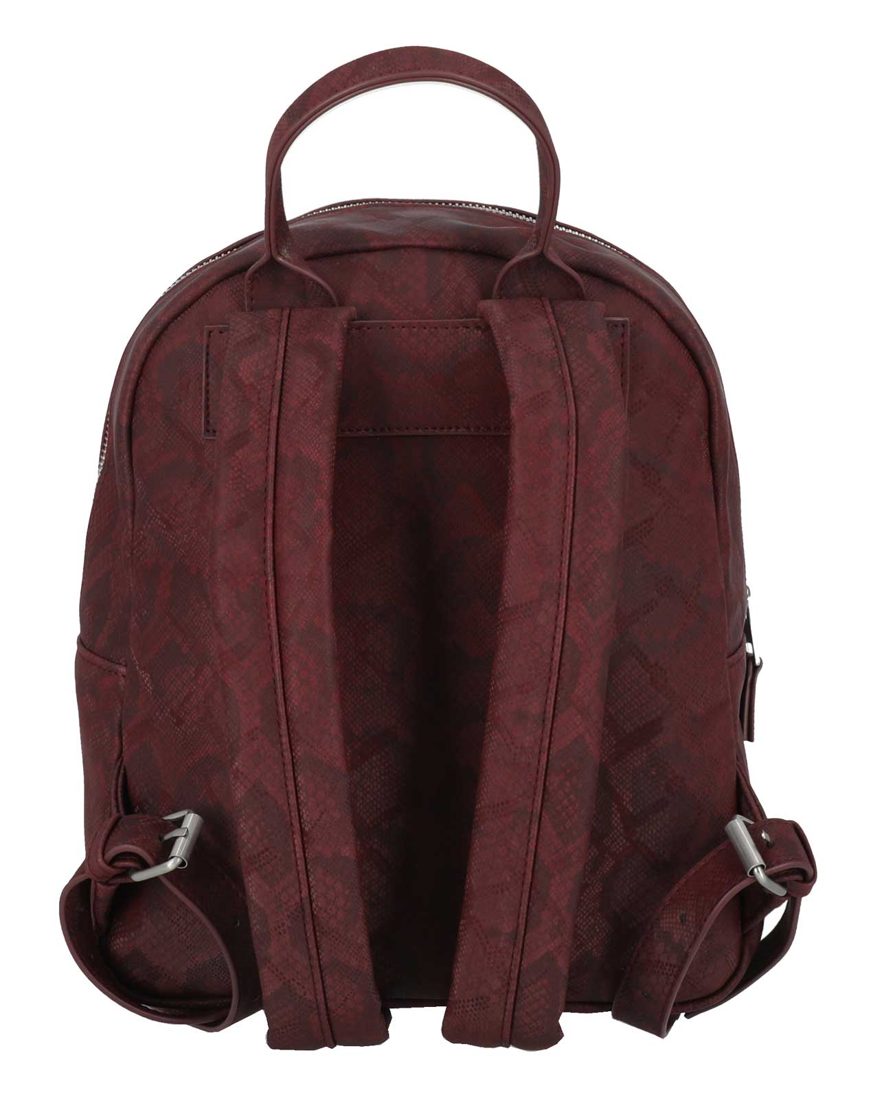 Harley-Davidson Women's Bar & Shield Logo Snake Printed Backpack, Rum Red - Largest Selection of Harley-Davidson Products