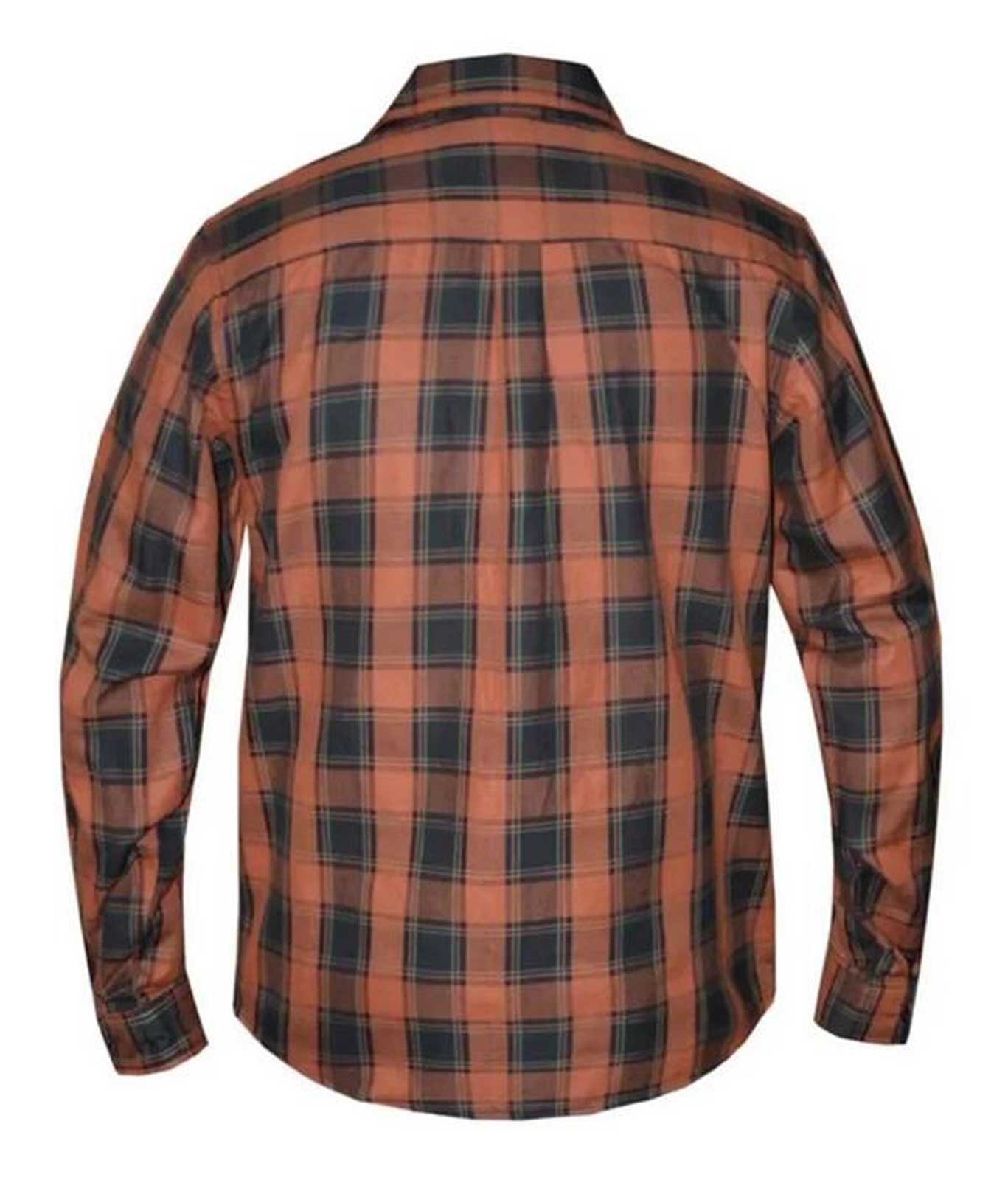 Harley-Davidson Free Shipping - Derringer Men's Copper Armored Long Sleeve Plaid Flannel Motorcycle Shirt - Free Shipping on many products plus Orders Over $99