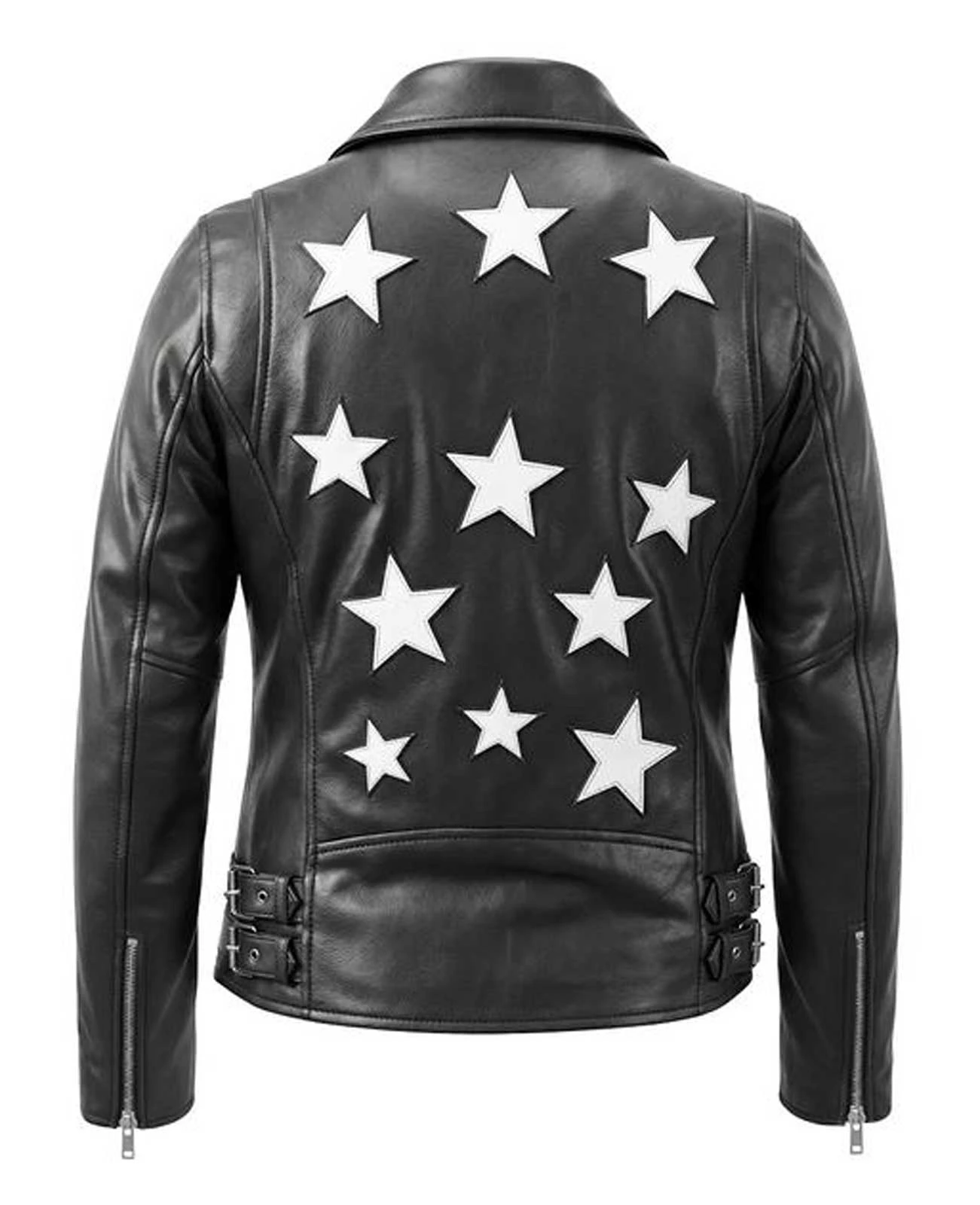 Harley-Davidson Free Shipping - Derringer Ladies Midnight Star Lambskin Leather Motorcycle Jacket, Black - Free Shipping on many products plus Orders Over $99