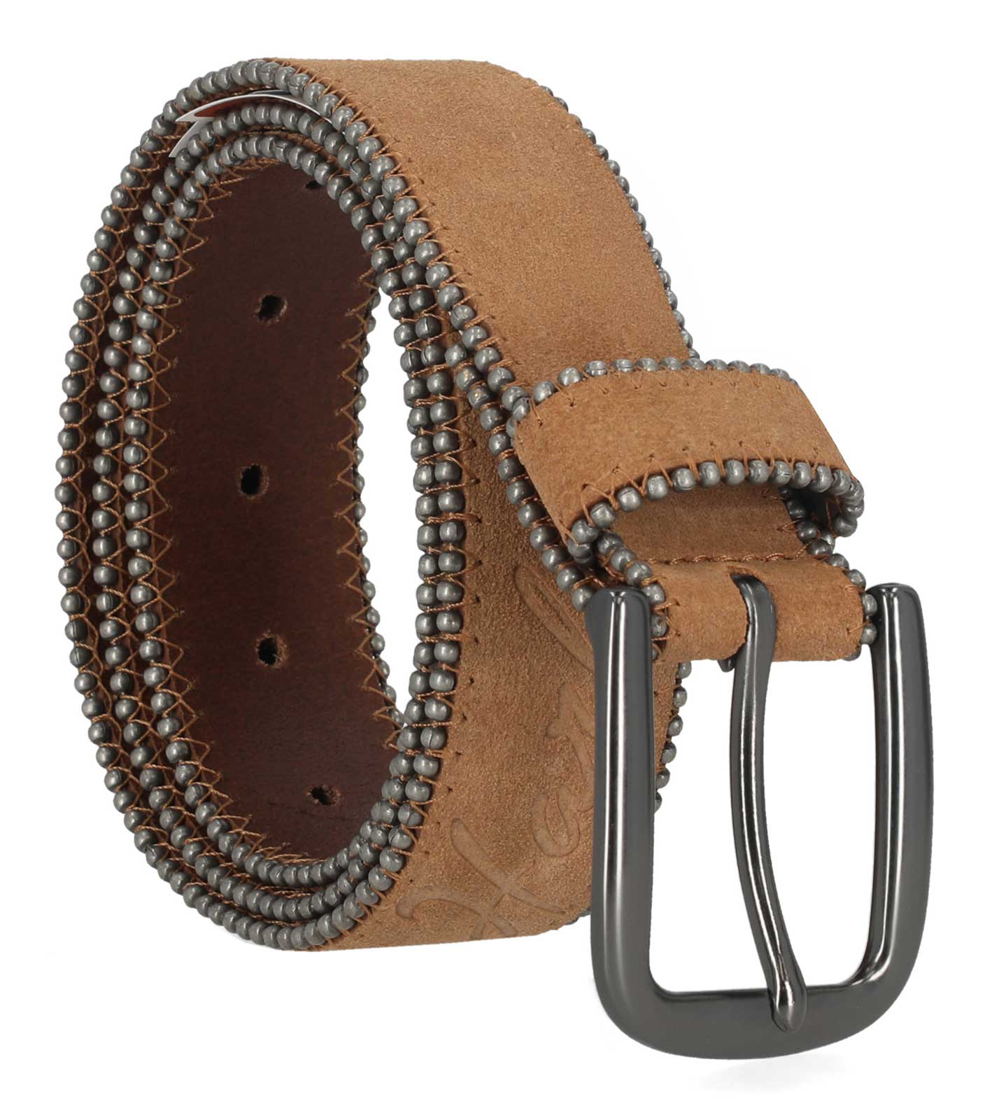 Harley-Davidson Free Shipping - Harley-Davidson Women's H-D Script Logo Beaded Edge Leather Belt, Tan - Free Shipping on many products plus Orders Over $99