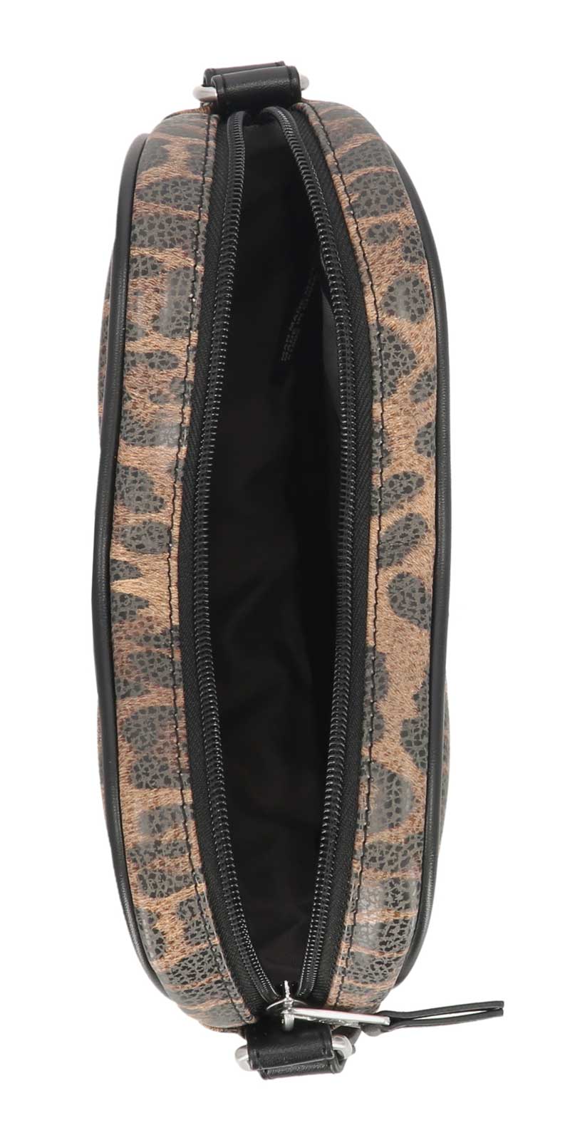 Harley-Davidson Women's Leopard Rhinestone Crossbody Heart Purse, Brown - No Hassle Returns at Wisconsin Harley