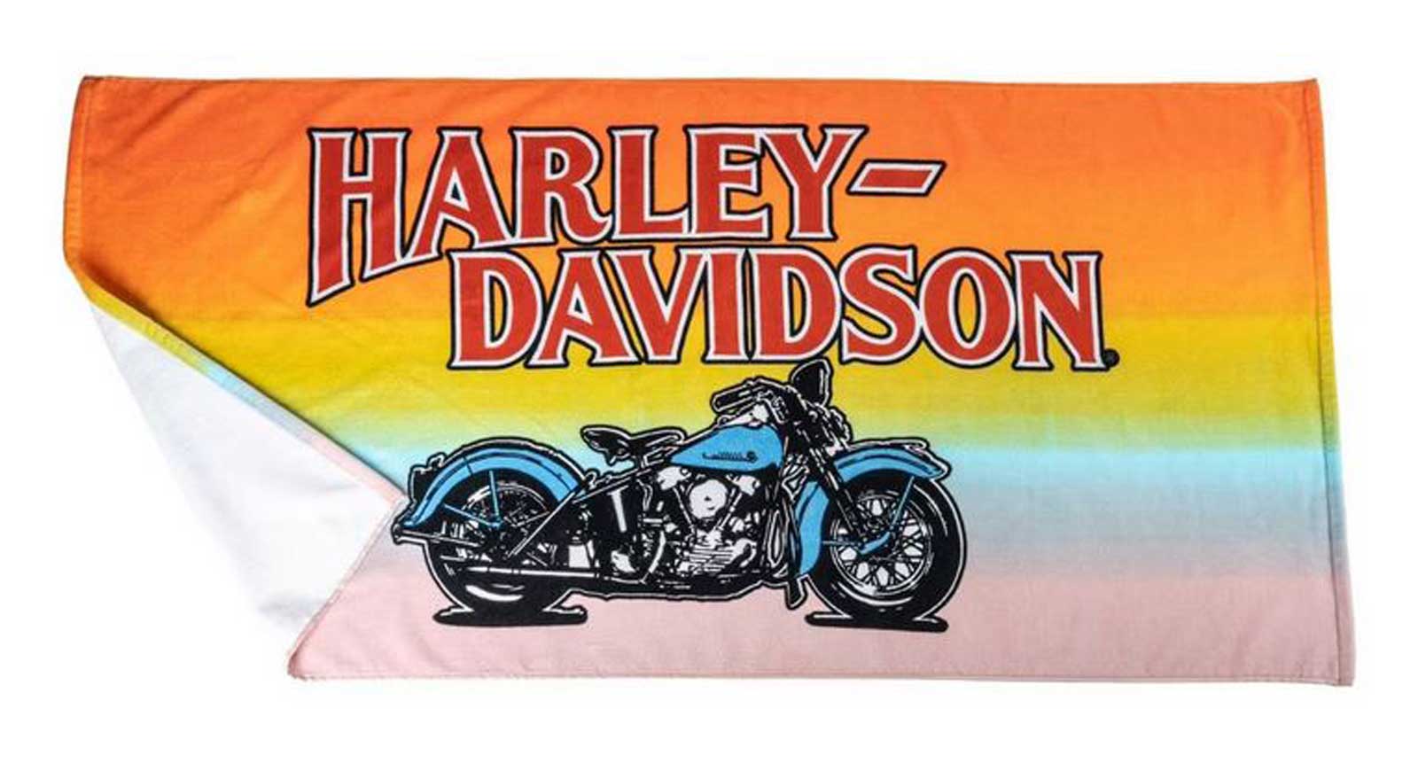 Harley-Davidson Free Shipping - Harley-Davidson Kid's Size Vintage H-D Cotton Beach Towel, Ombre Fade - Free Shipping on many products plus Orders Over $99