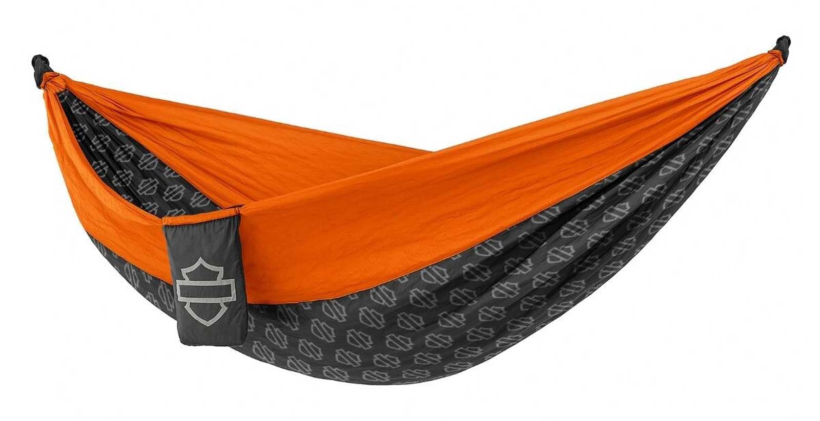 Harley-Davidson Open Bar & Shield Portable Outdoors Hammock, 500 lbs. Capacity - Wisconsin Harley-Davidson