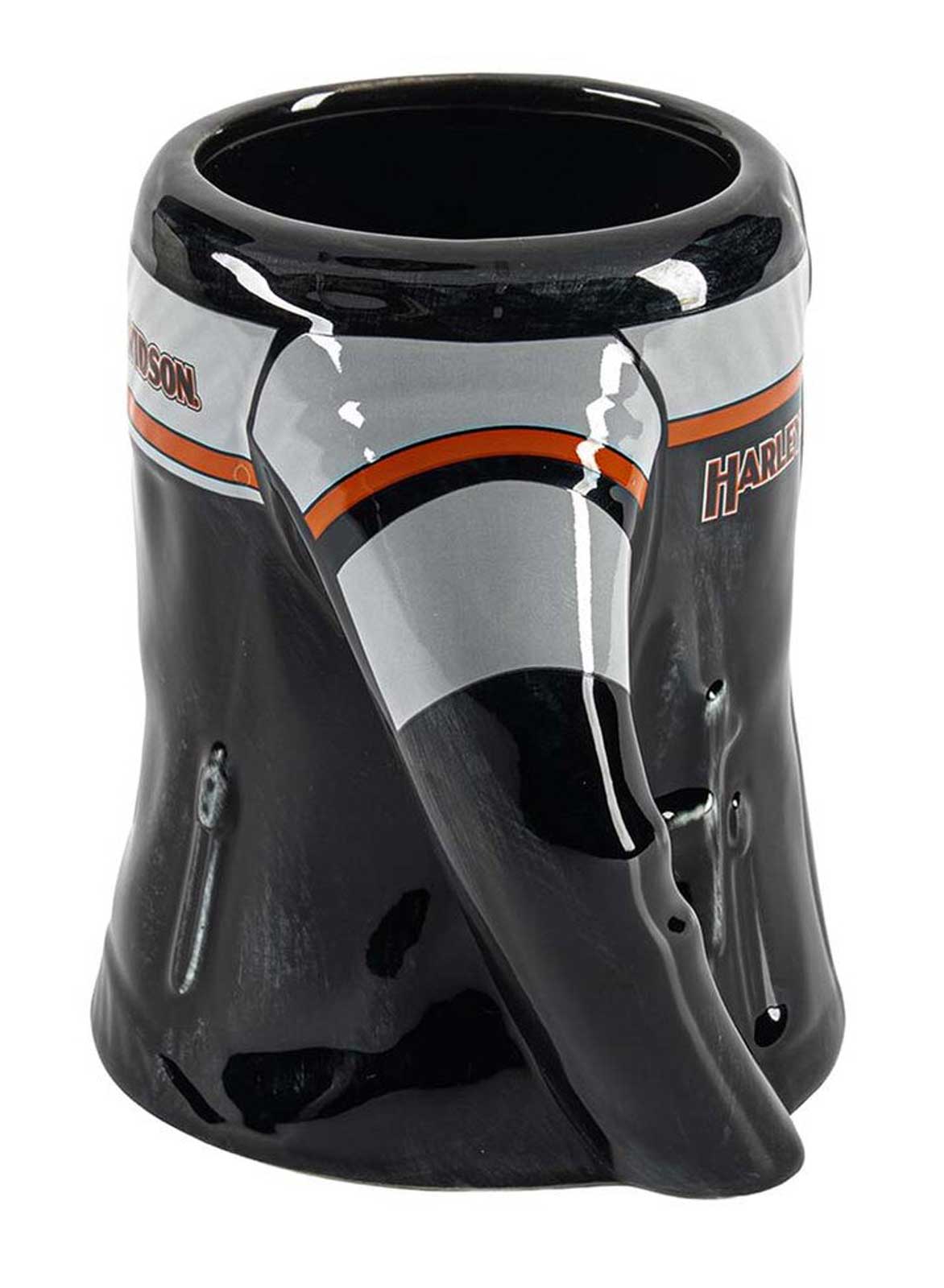 Harley-Davidson Women's Leather Jacket Sculpted Ceramic Coffee Mug, Black - No Hassle Returns at Wisconsin Harley