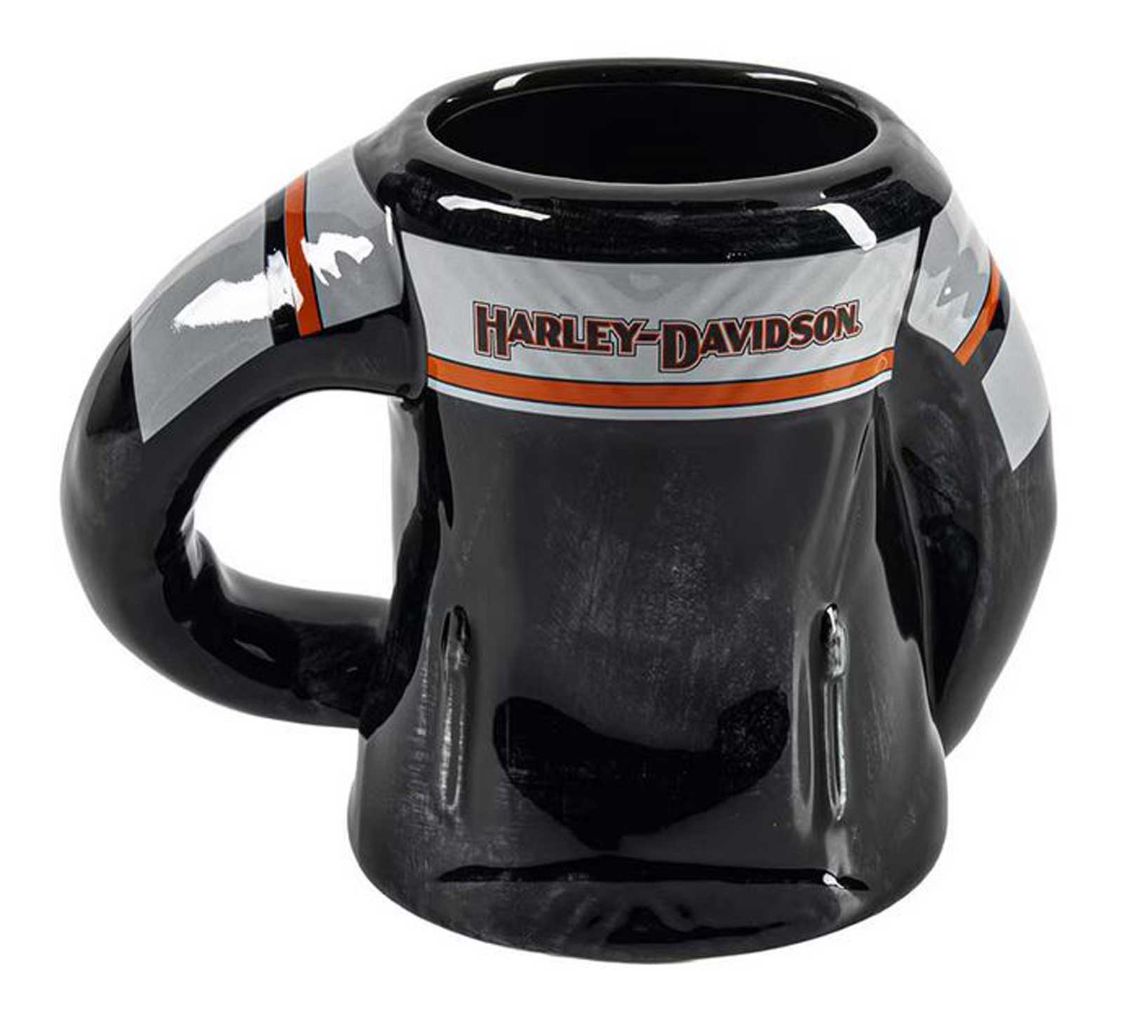 Harley-Davidson Women's Leather Jacket Sculpted Ceramic Coffee Mug, Black - Largest Selection of Harley-Davidson Products