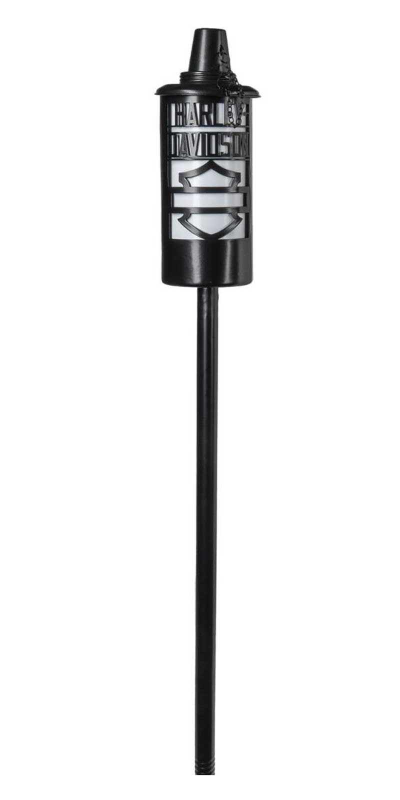 Harley-Davidson Free Shipping - Harley-Davidson Cutouts Open Bar & Shield Stake Steel Torch Lamp, Black - Free Shipping on many products plus Orders Over $99