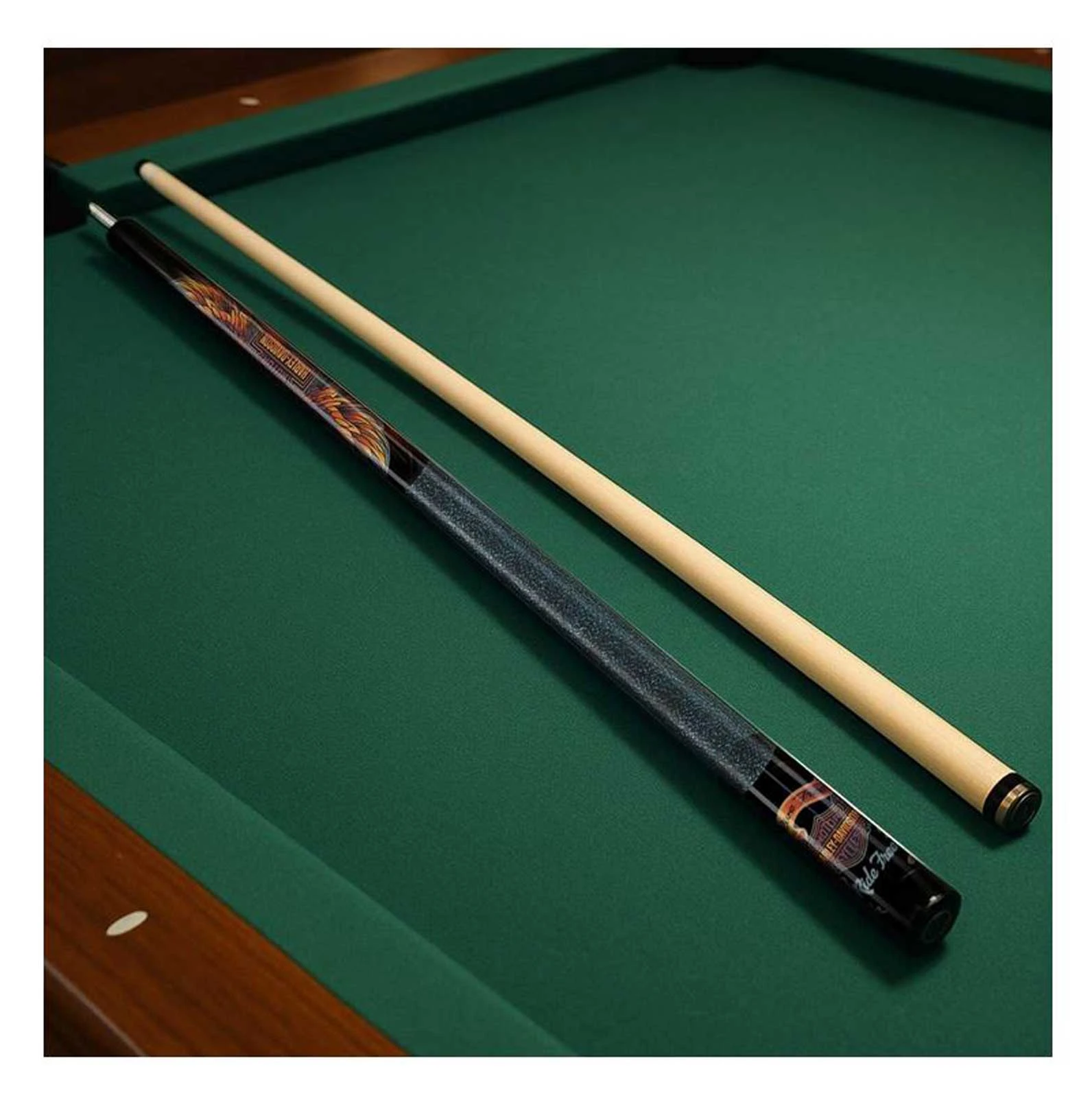 Harley-Davidson Free Shipping - Harley-Davidson 2-Piece Vivid Winged Bar & Shield Maple Pool Cue, 19 oz. - Free Shipping on many products plus Orders Over $99