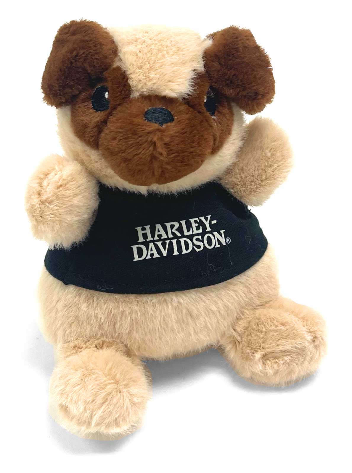 Harley-Davidson Toddler 'Lil Rebel' Mini Dog Plush Animal, Tan/Beige - Wisconsin Harley-Davidson
