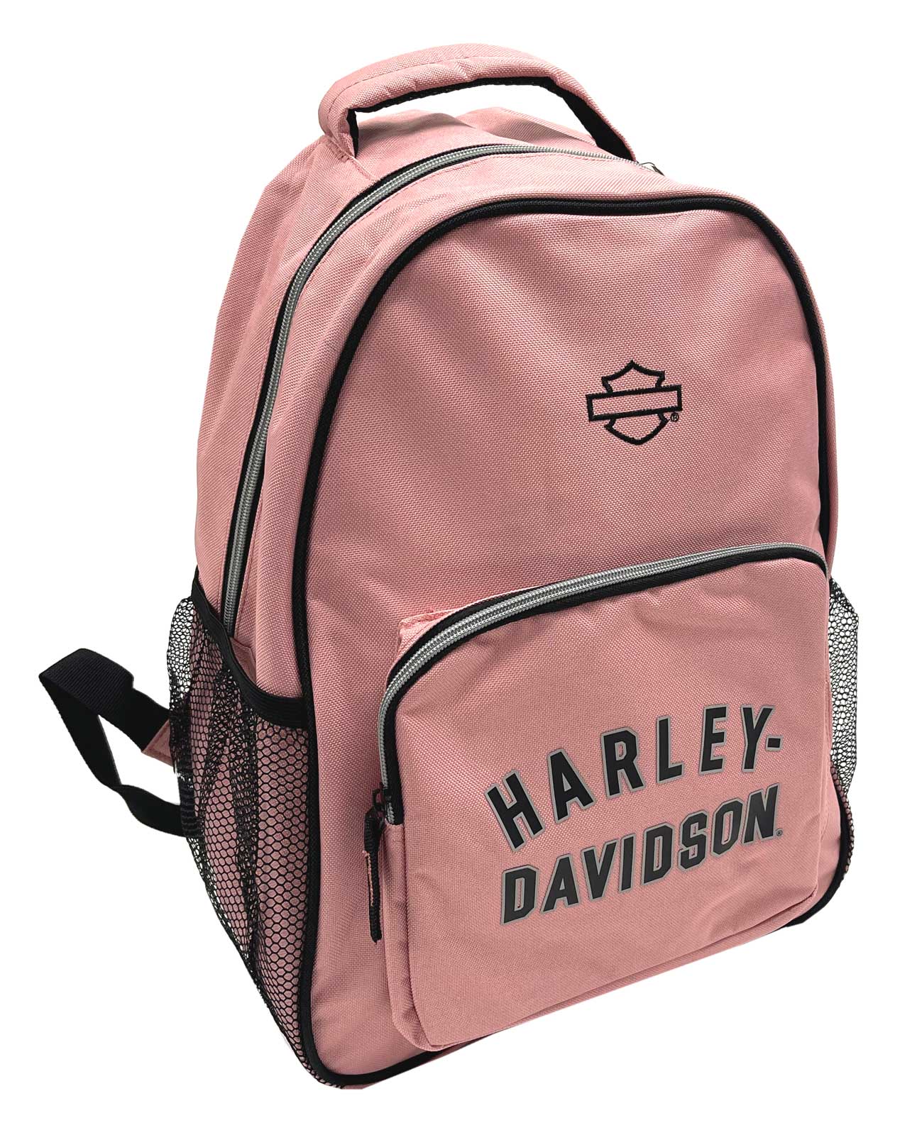 Harley-Davidson Free Shipping - Harley-Davidson Girl's Printed H-D Embroidered B&S Canvas Backpack, Blush Pink - Free Shipping on many products plus Orders Over $99