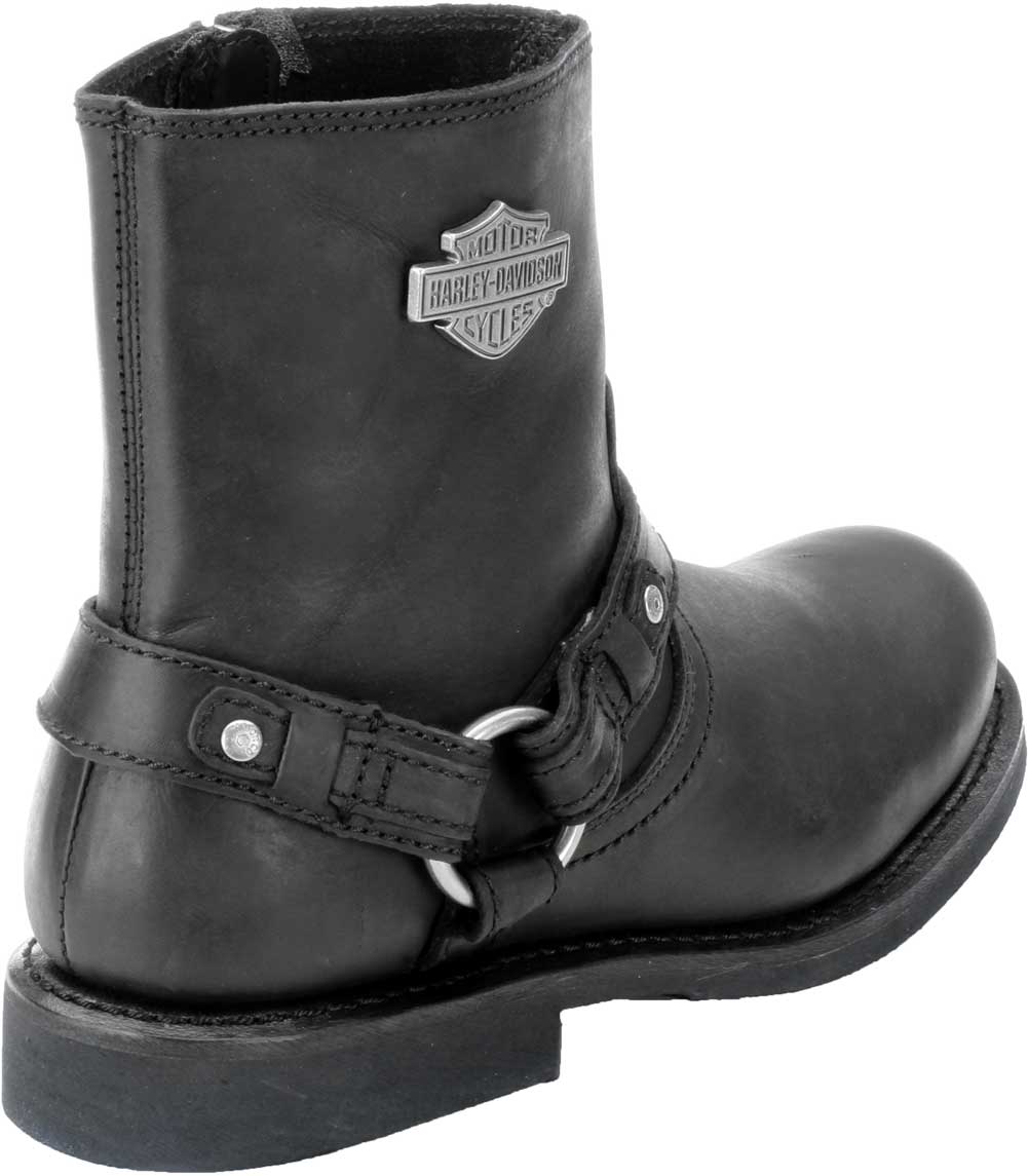 Harley-Davidson Men's Scout Steel Toe Black Leather 7-Inch Safety Boots. D93262 - No Hassle Returns at Wisconsin Harley