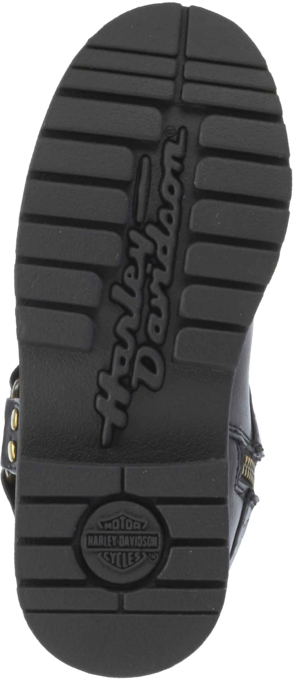 Harley-Davidson Little and Big Kid's Black Faux Leather Harness Boots. D61011 - No Hassle Returns at Wisconsin Harley