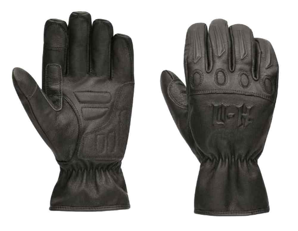 Harley-Davidson Men's Internal Combustion Matte Leather Gloves, Black 97332-16VM - Wisconsin Harley-Davidson