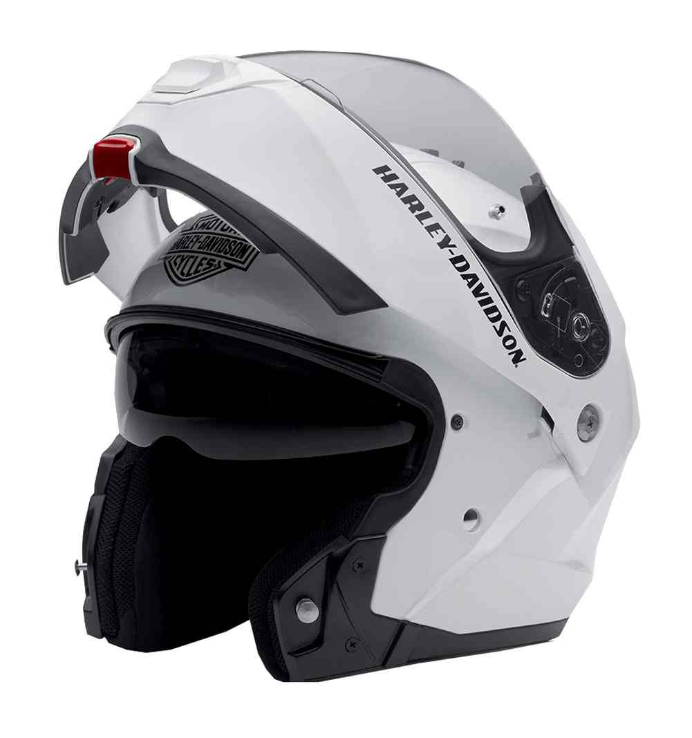 Harley-Davidson® Mens Modular Helmet, Capstone Sun Shield, White