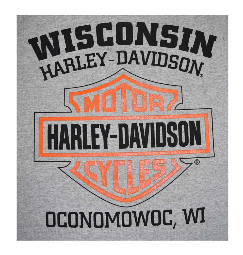 Harley-Davidson Free Shipping - Harley-Davidson Men's Bar & Shield T-Shirt Short Sleeve Tee, Gray 30296622 - Free Shipping on many products plus Orders Over $99