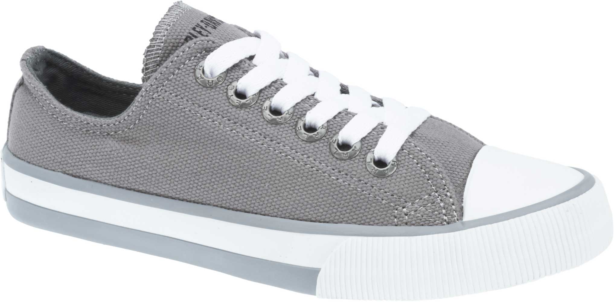 gray canvas sneakers