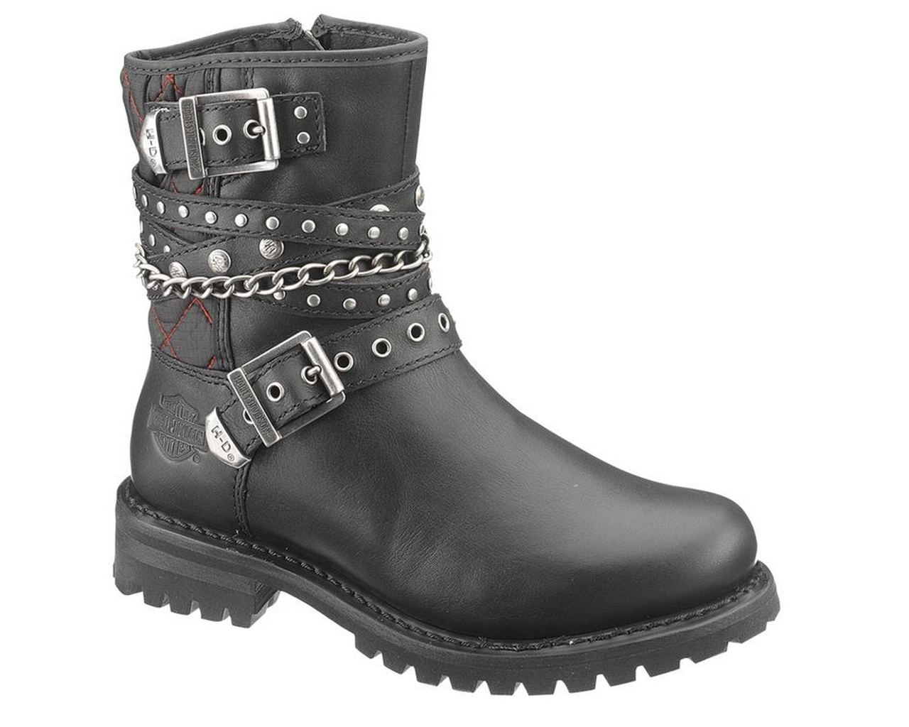 Harley-Davidson Women's Shay 6-Inch Motorcycle Boots. Inside Zipper. D87043 - Wisconsin Harley-Davidson