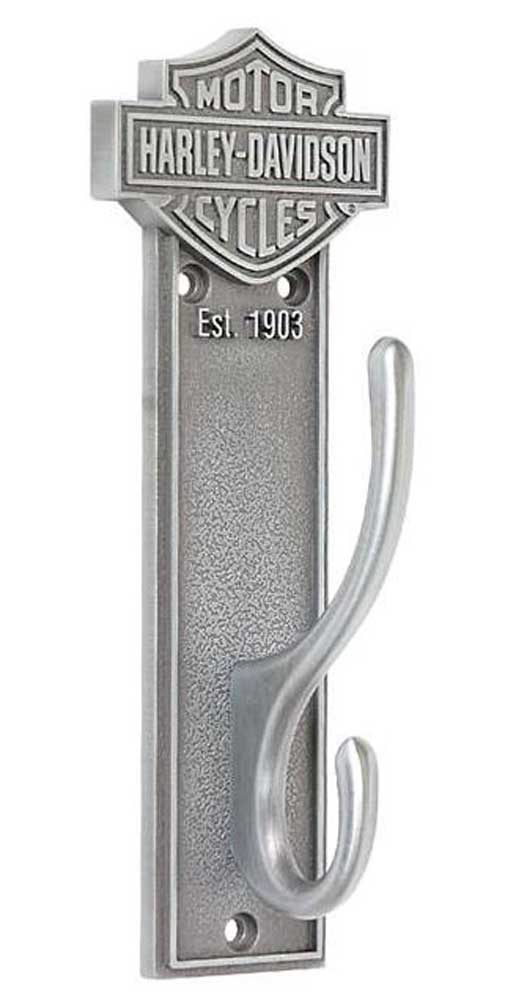 Harley-Davidson® Bar & Shield Coat Hook, Antique Pewter Finish HDL