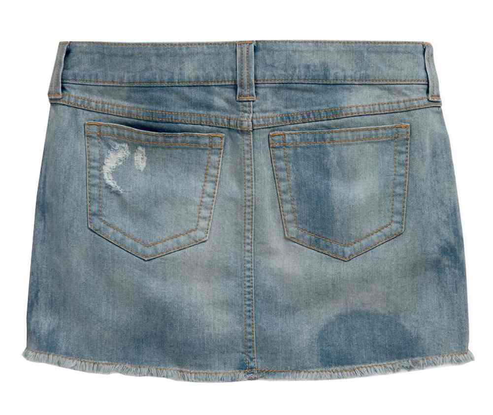 Harley-Davidson Free Shipping - Harley-Davidson Women's Beaded Denim Frayed Jean Skirt, Light Blue 96005-15VW - Free Shipping on many products plus Orders Over $99
