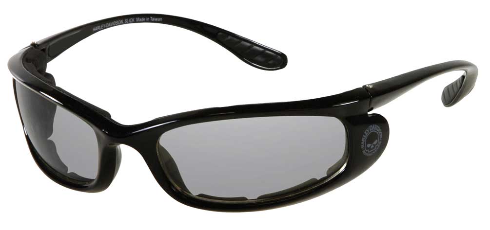 Harley-Davidson Men's Anti-Fog Sunglasses, Willie G Skull, Gray Lens/Black Frame - Wisconsin Harley-Davidson