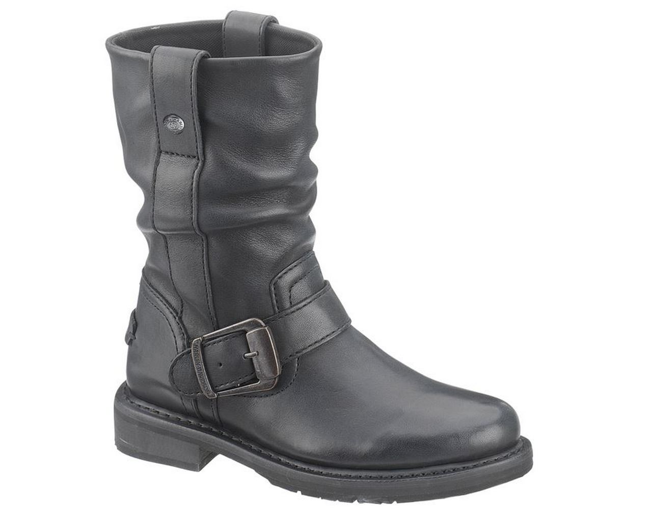 Harley-Davidson Women's Darice 8.5-Inch Black or Brown Motorcycle Boots. D85416 - Wisconsin Harley-Davidson