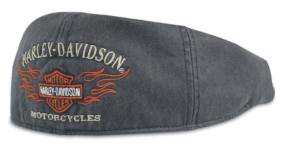 Harley-Davidson® Men's Bar & Shield Flames Graphic Ivy Cap 99537