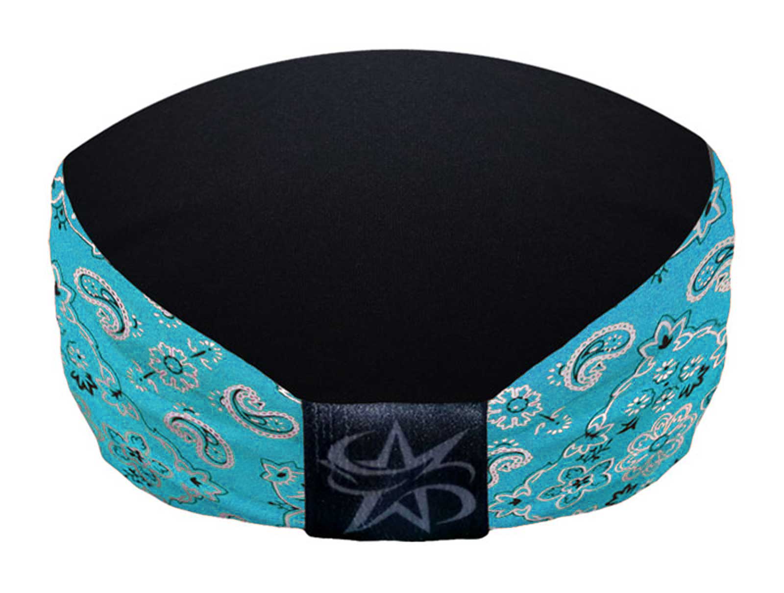 Harley-Davidson Free Shipping - That's A Wrap Foil Bandana Turquoise Paisley Knotty Band, Turquoise KB1627 - Free Shipping on many products plus Orders Over $99