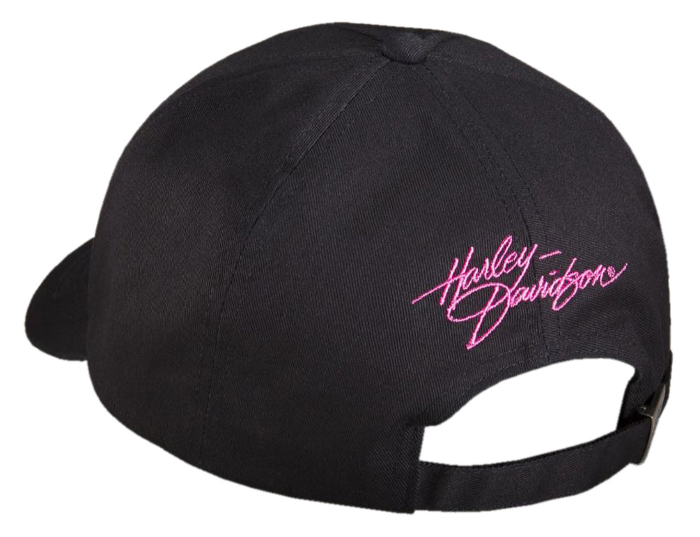 Harley-Davidson Free Shipping - Harley-Davidson Women's Baseball Cap, Pink Label Sequin Bar & Shield 99519-15VW - Free Shipping on many products plus Orders Over $99