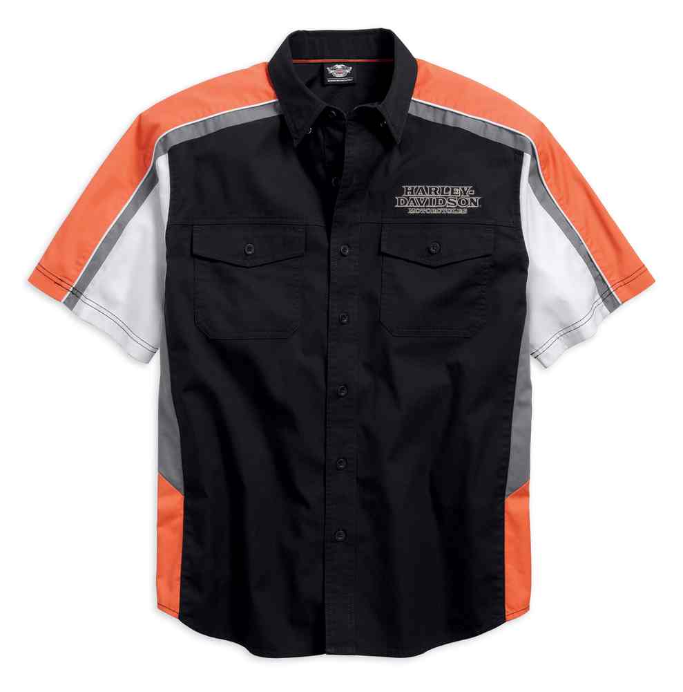 トップス M&M CUSTOM PERFORMANCE STRIPE WORK SHIRT M&M CUSTOM PEFORMANCE - STRIPE WORK SHIRT (OFF
