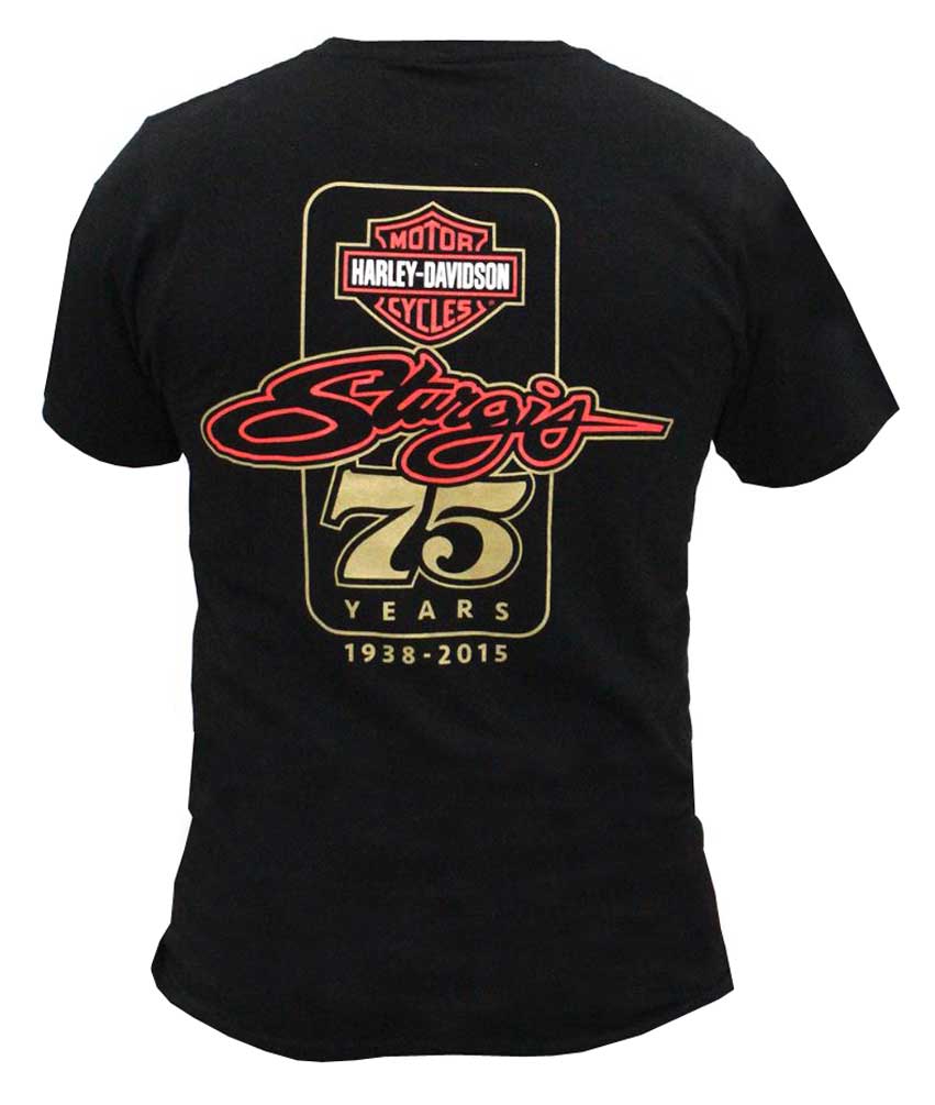 Harley-Davidson Free Shipping - Harley-Davidson Men's Sturgis 75th Anniv. Limited Edition T-Shirt 97999-15VM - Free Shipping on many products plus Orders Over $99