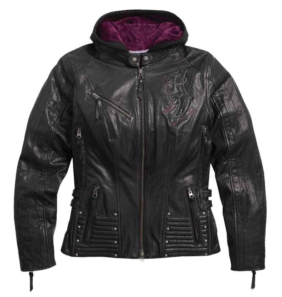 Harley-Davidson Women's Avangelina 3IN1 Leather Jacket, Black 97099-16VW - Wisconsin Harley-Davidson
