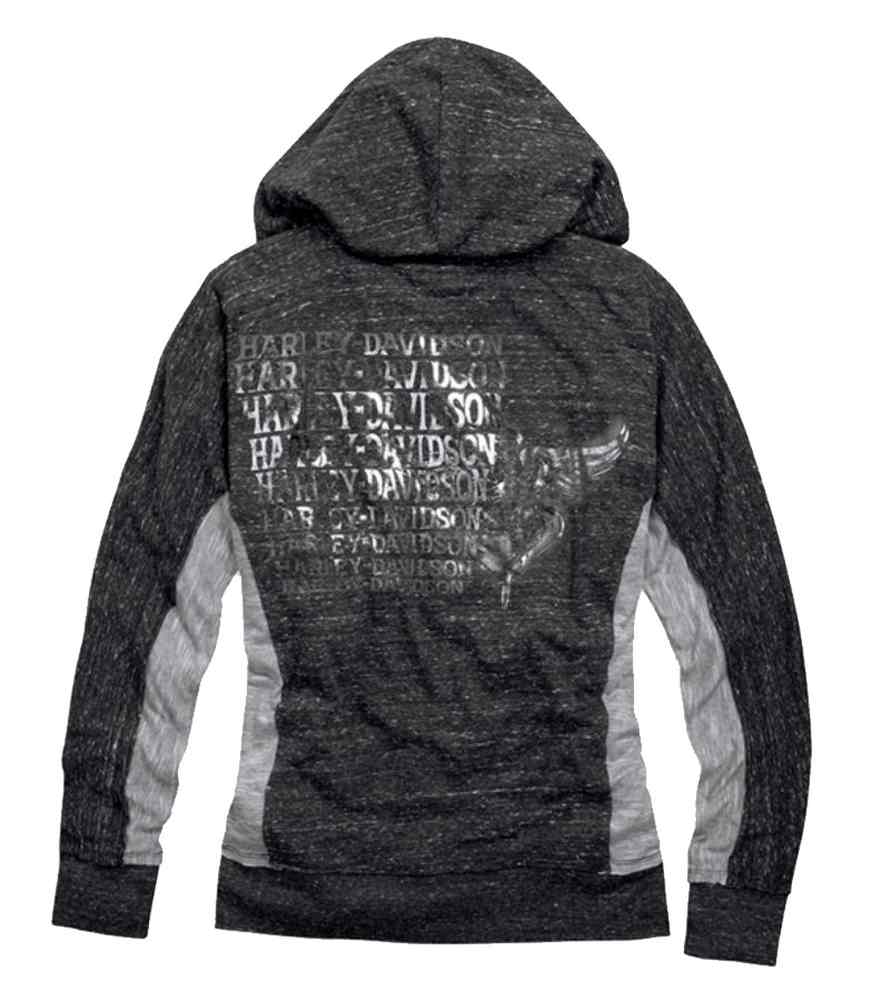Harley-Davidson Free Shipping - Harley-Davidson Women's Sweatshirt, Metallic Graphic Hoodie, Black 96347-15VW - Free Shipping on many products plus Orders Over $99