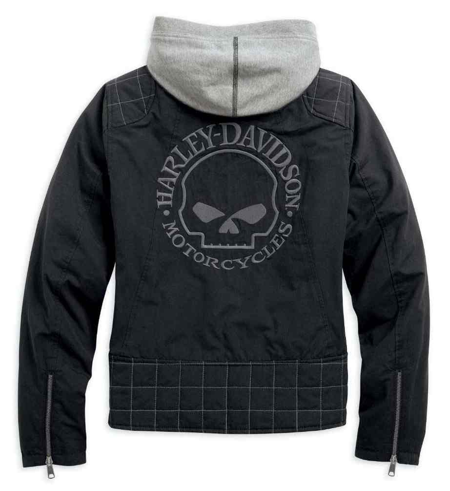 Harley-Davidson® Women's Skull 3-in-1 Fleece Jacket, Black 98552