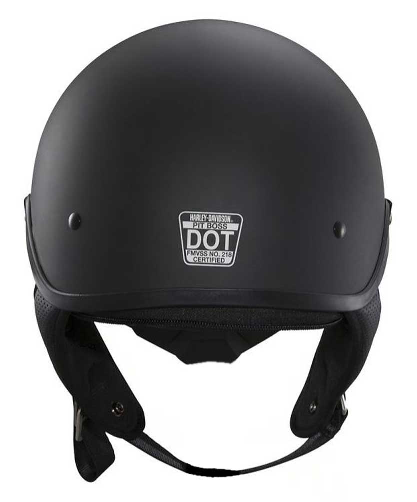 Harley-Davidson® Men's Half Helmet, Pioneer Sun Shield, Matte