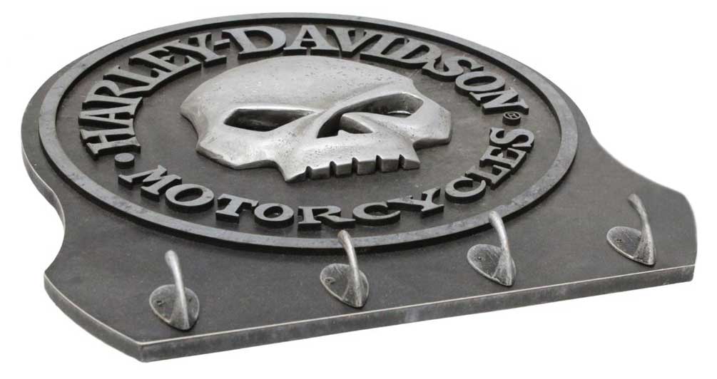 Harley-Davidson® Sculpted 3D Willie G Skull Key Rack, Textured Finish HDL-15313  - Wisconsin Harley-Davidson