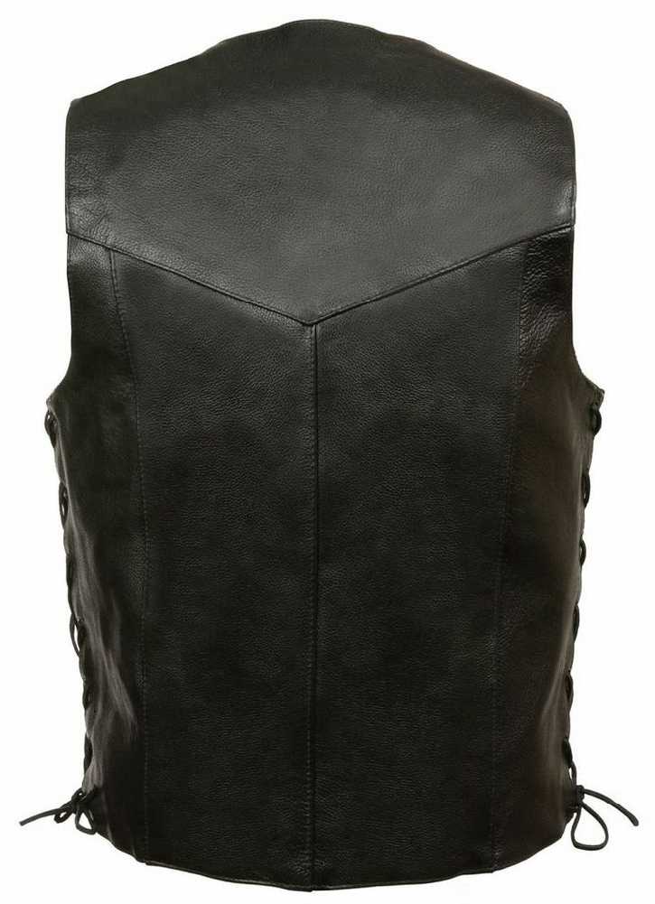 Harley-Davidson Free Shipping - Leather King Men's Classic Side Lace Biker Vest SH1315 - Free Shipping on many products plus Orders Over $99