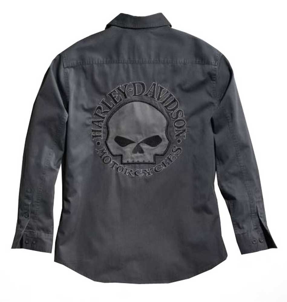 Harley-Davidson® Men's Willie G. Skull Long Sleeve Shirt 99093