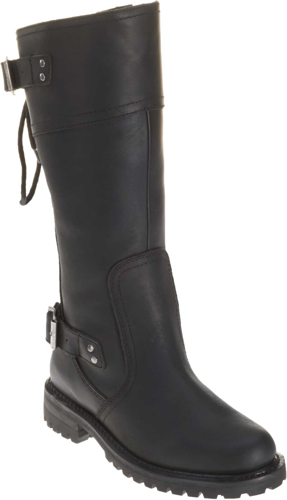 Harley-Davidson Free Shipping - Harley-Davidson Women's Alexa Back Lace Black Leather Motorcycle Boots D85167 - Free Shipping on many products plus Orders Over $99