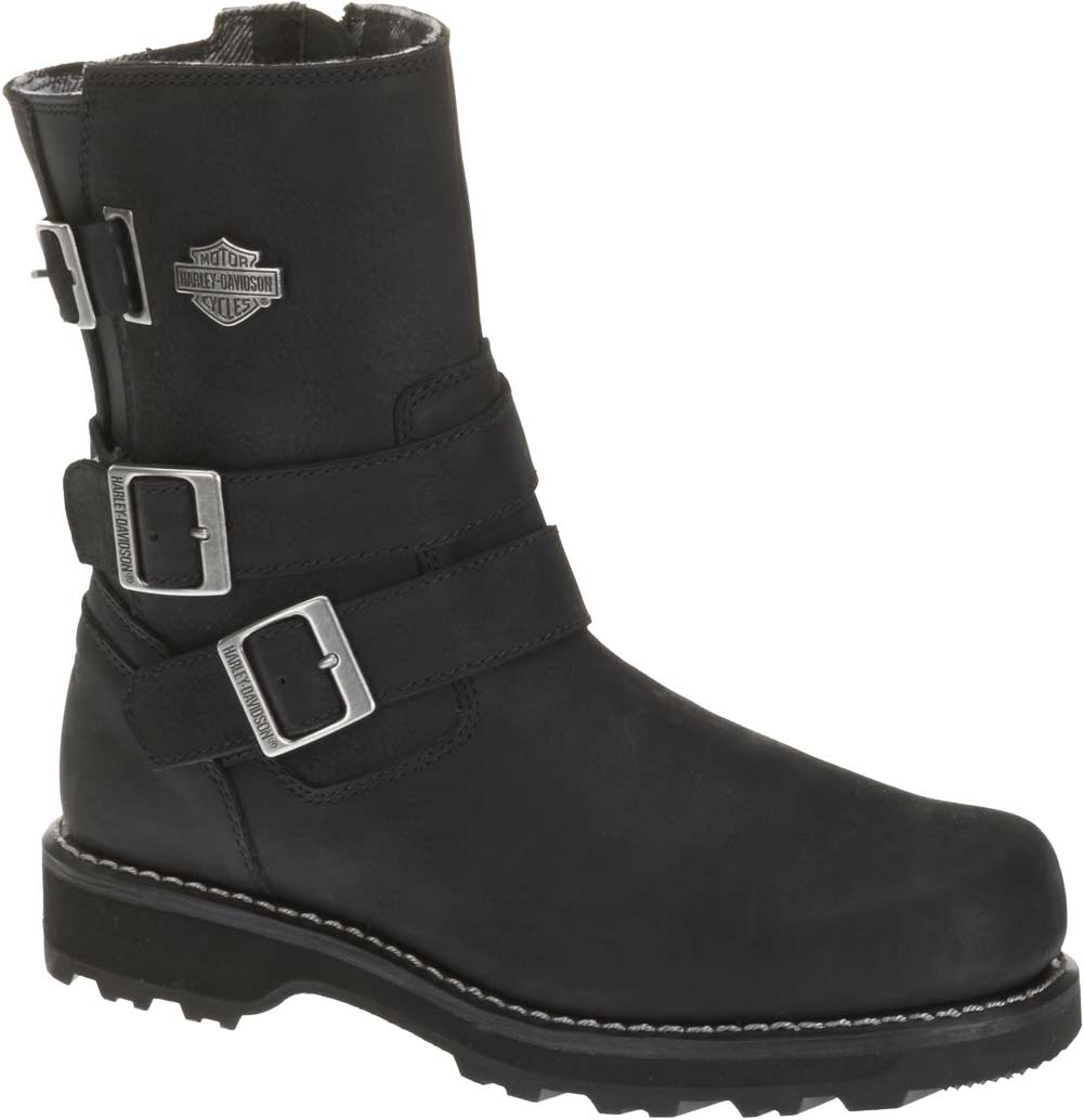 Harley-Davidson Men's Parker 8-Inch Black Motorcycle Boots. D96041 - Wisconsin Harley-Davidson