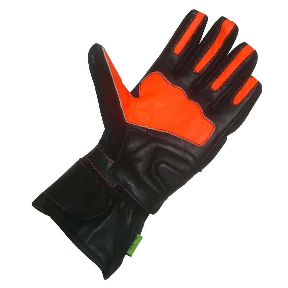 Harley-Davidson Free Shipping - Missing Link Cold Duty Gloves Leather (Black/Hi-Viz Orange) CDGO - Free Shipping on many products plus Orders Over $99