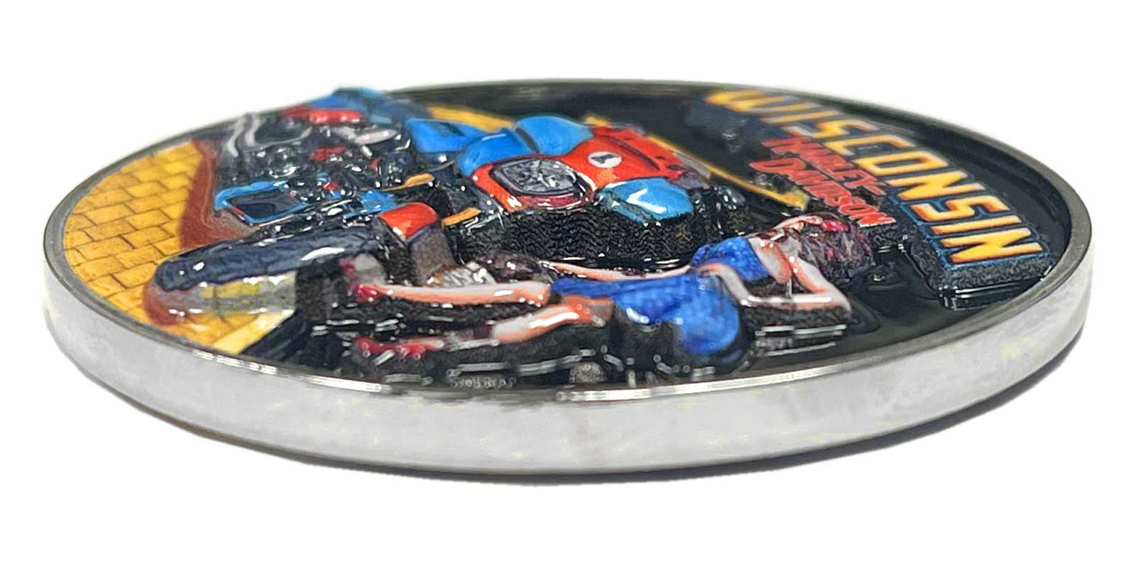 Harley-Davidson Free Shipping - Harley-Davidson Wisconsin Dealership Challenge Coin Celebrating 20 Years WHDCOIN - Free Shipping on many products plus Orders Over $99